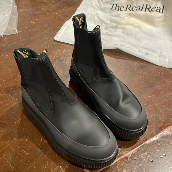 LANVIN Women's Arpege Chelsea Boot Size 36 (US 5) In Black - Picture 4 of 11